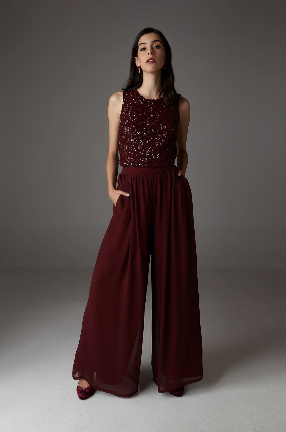 Maru Tailored Wide-Leg Trousers
