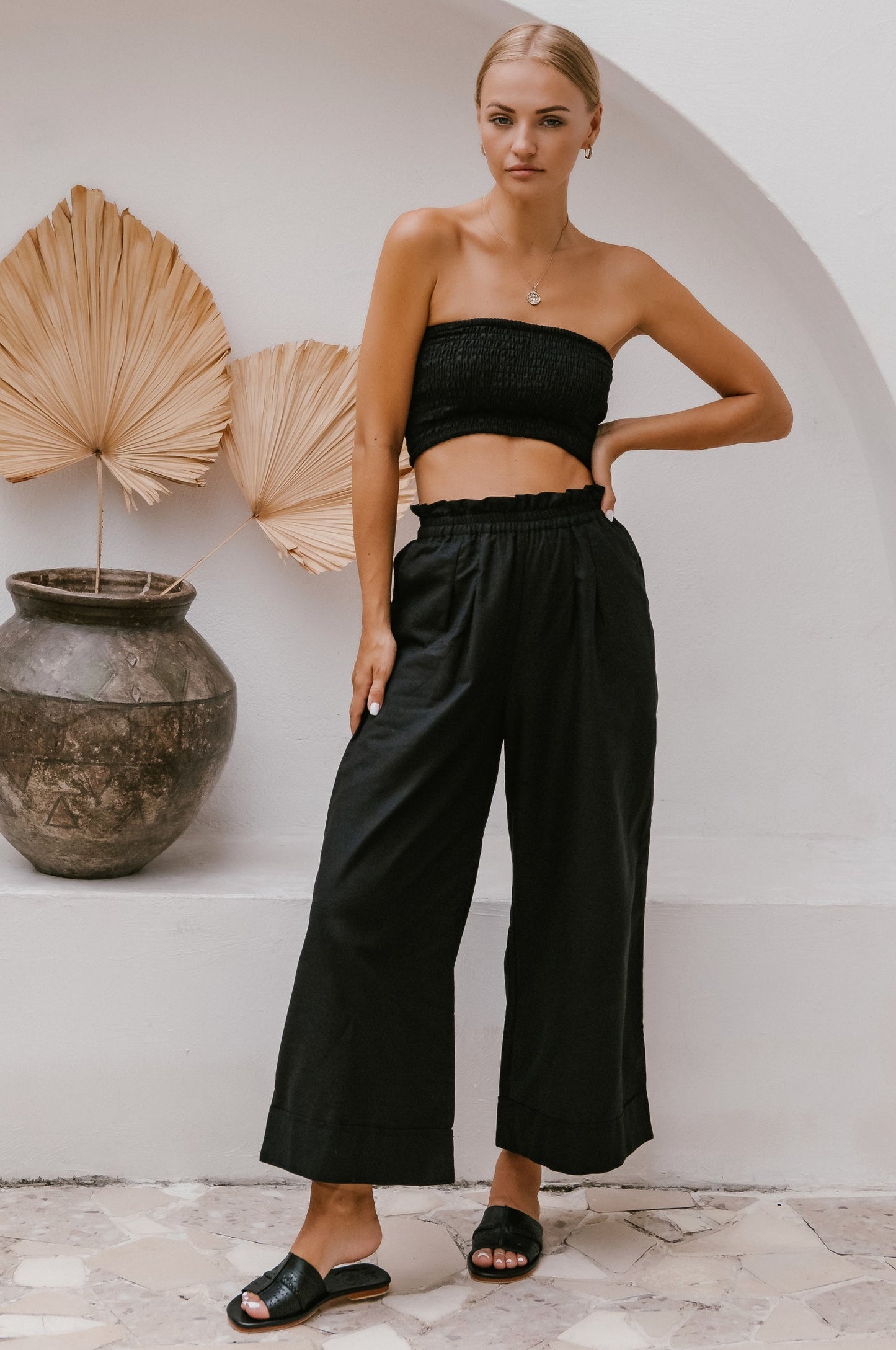 Delhi Relaxed Linen Pants