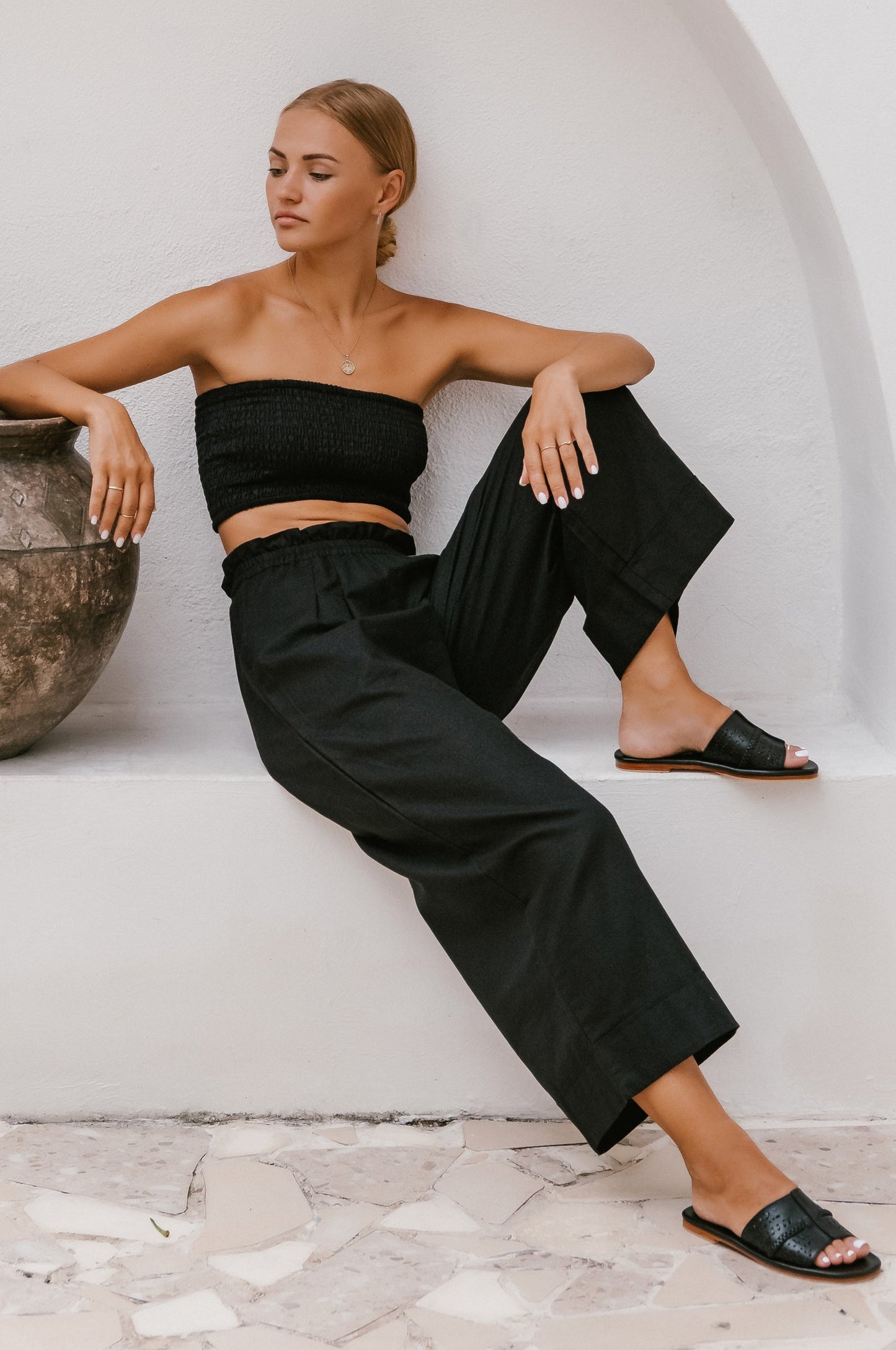 Delhi Relaxed Linen Pants