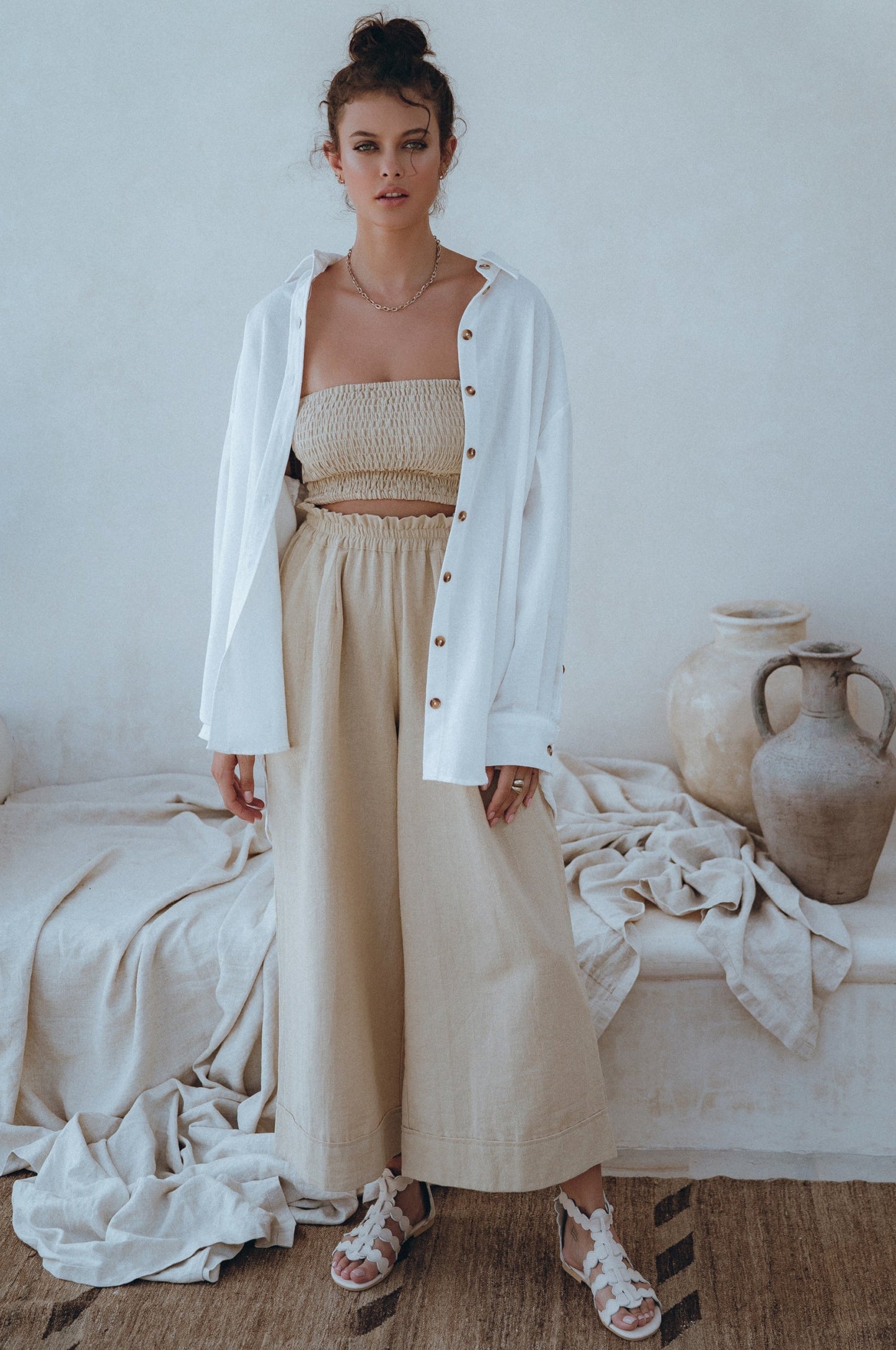 Delhi Relaxed Linen Pants